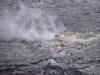 Sulphur and Steam in the bottom of Kilauea Iki crater.