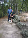 Mark and Karen at the petrified forest