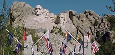 Mount Rushmore, also known as "The shrine of Democracy"