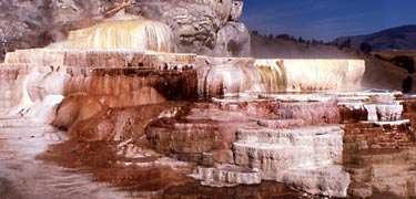 Minerva Terrace at Mammoth Hot Springs