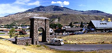 Roosevelt Arch at Yellowstone's North Entrance