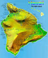 Map of the Big Island